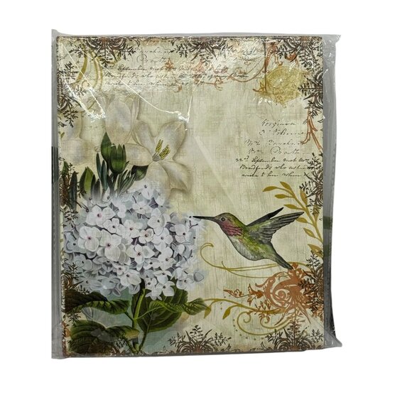 Paper & Ink Studio Erasable Address Book With Hummingbird & Floral Design - Picture 3 of 10